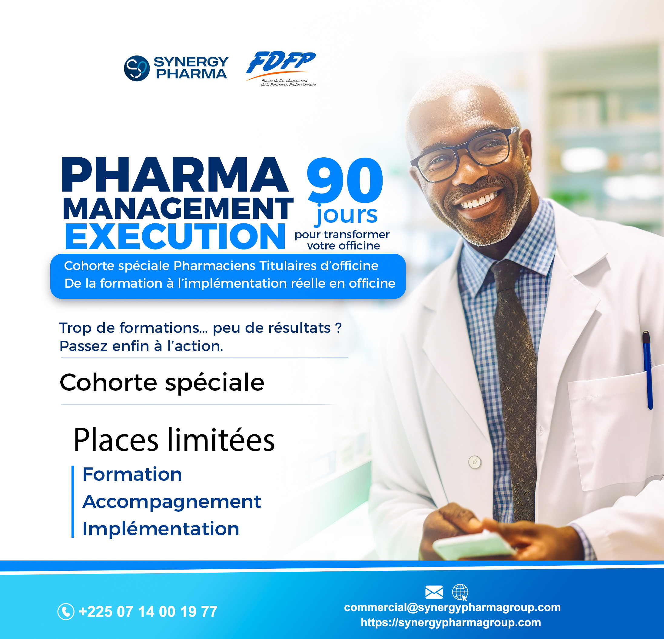 PHARMA MANAGEMENT EXECUTION -Cohorte Spéciale Pharmaciens Titulaires